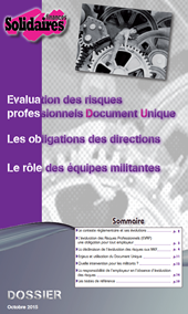 Evaluation des risques professionnels - Document Unique